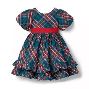 Janie and Jack Tartan Holiday Dress